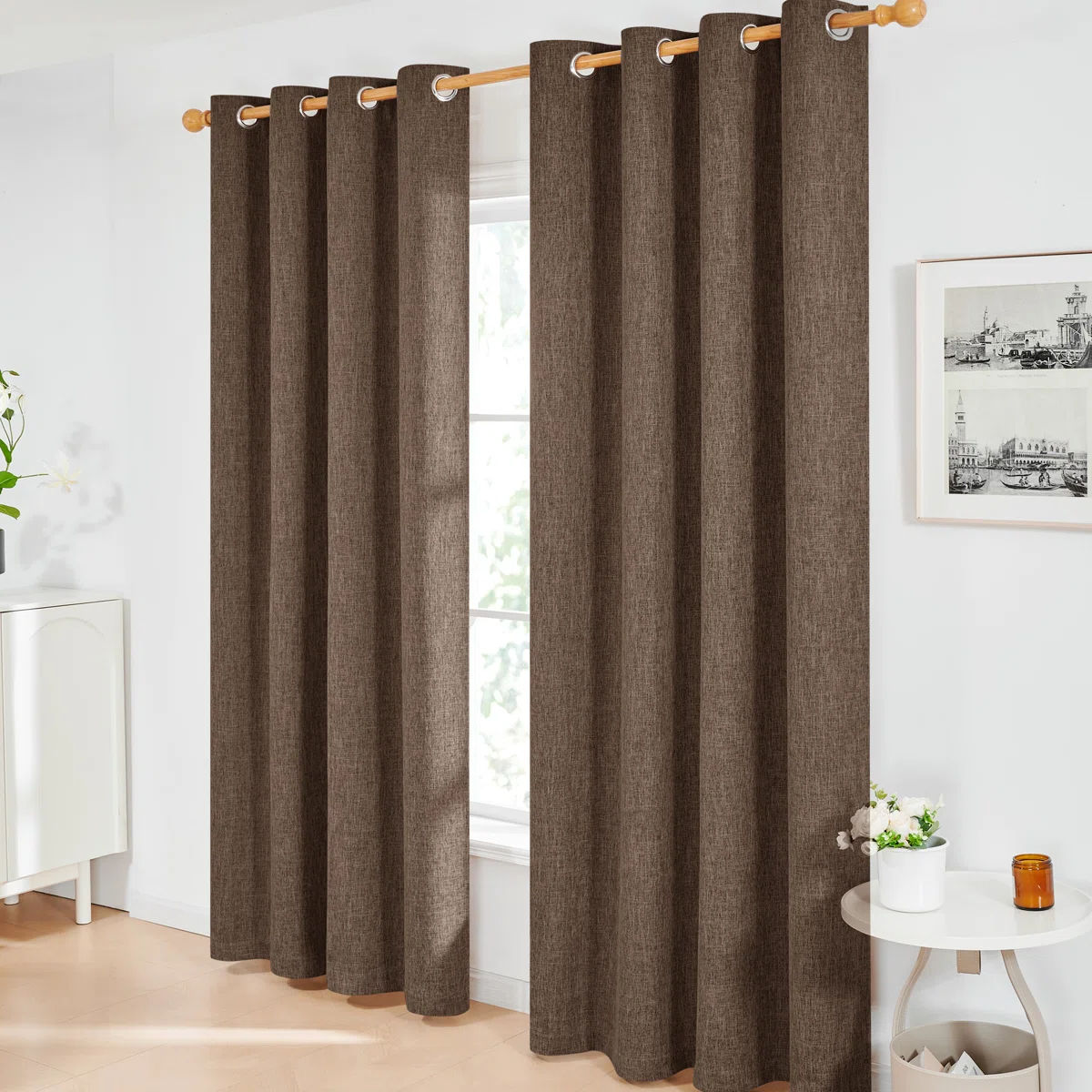 Milay Blackout Grommet Curtain Panel thumbnail 2